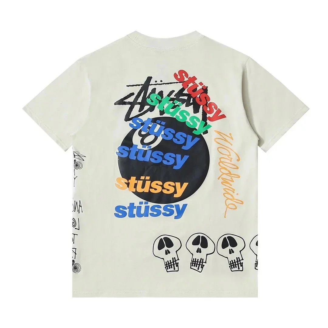 Stussy 8 Ball Painted Letter T-Shirt photo 4