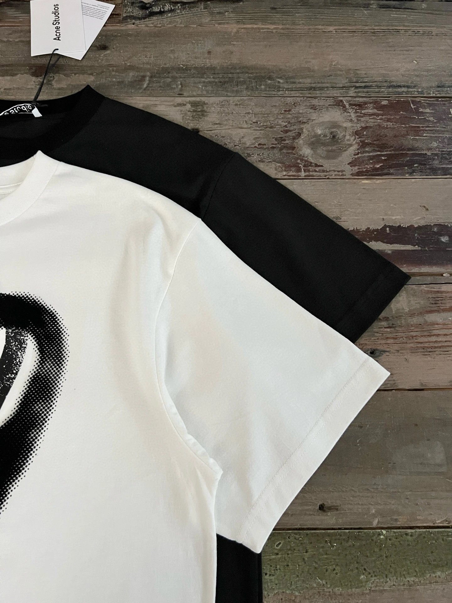 Acne Studios Heart Print Black T-Shirt - 18