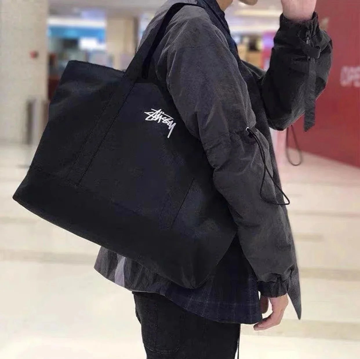 Embroidered Waterproof Shoulder Bag photo 7