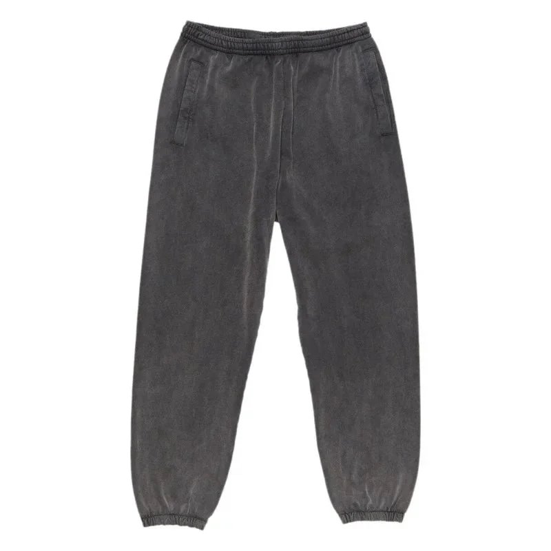 Design Washed Gray Sweatpants - 1