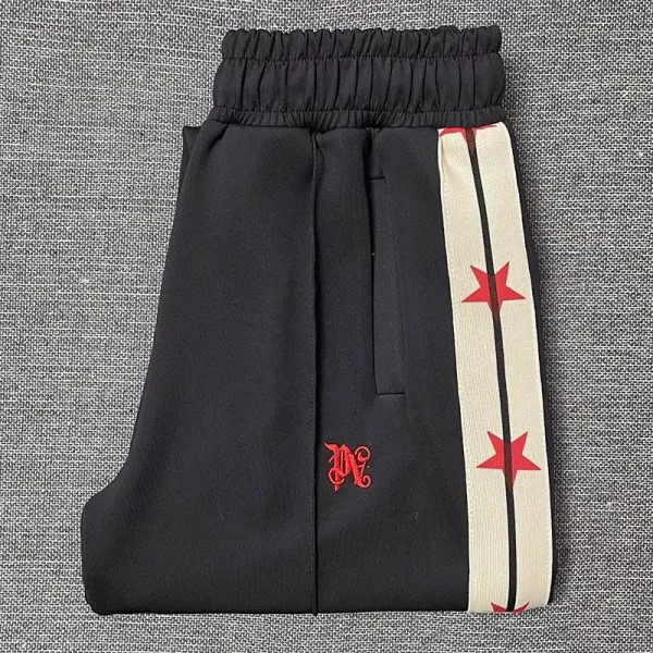 Amiri Star Stripe Track Pants Black Sweatpants - 1