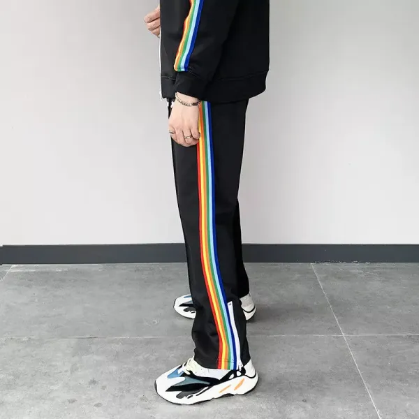 Palm Angels Track Pants Light Blue with White Side Stripe Pants - 24