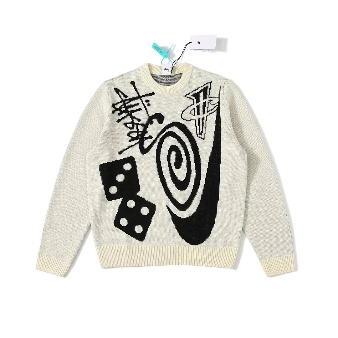 Pool Ball Hook Knit Sweater