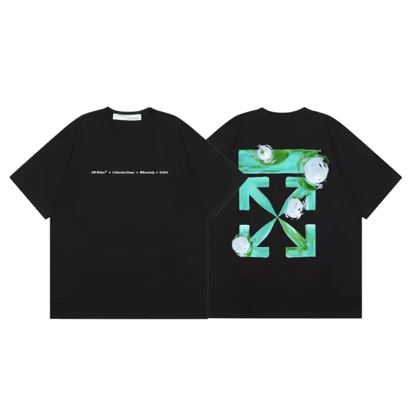 Off-White Painted Arrows Black T-Shirt - 1