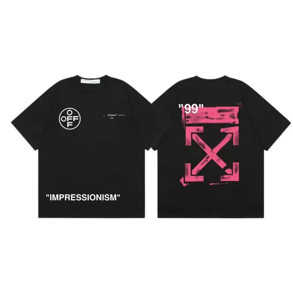 Off-White Impressionism T-Shirt Black - 1