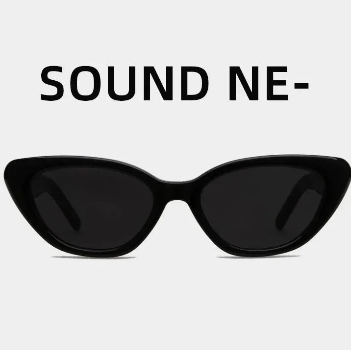 Sound NE- Cat-Eye Black Sunglasses - 1
