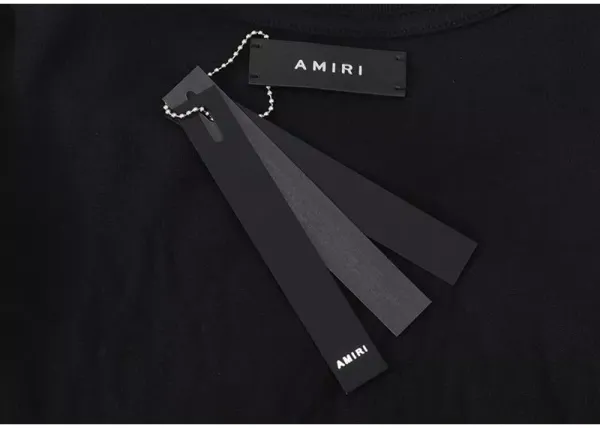 Amiri Champagne Glass Graphic Black T-Shirt - 33