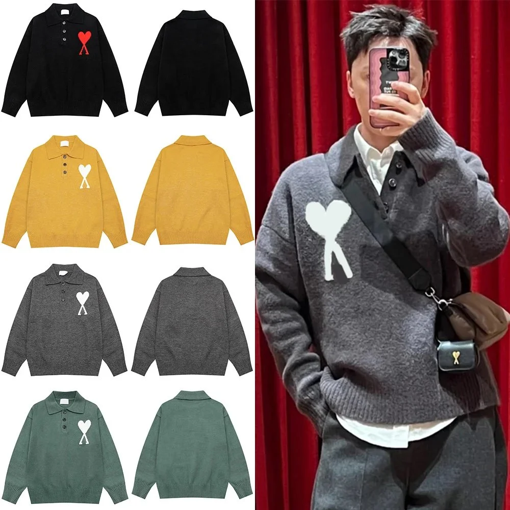 AMI knit quarter-nec