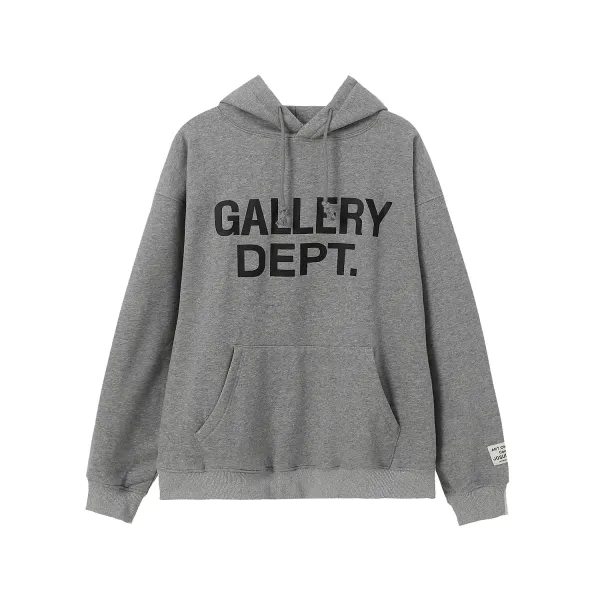 Gallery Dept. Logo Hoodie Gray - 1