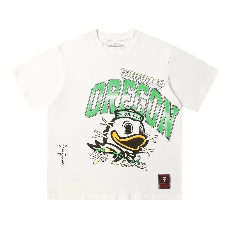 Travis Scott University of Oregon Ducks Logo Tee photo 4