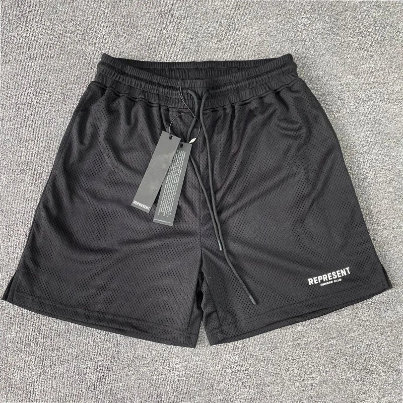 Re Logo Print Mesh American Street Shorts photo 2