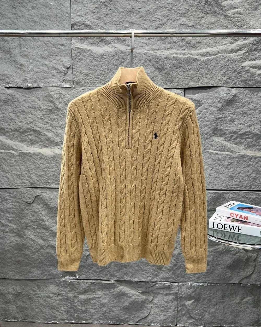 Classic Logo Embroidered Knit Sweater photo 5