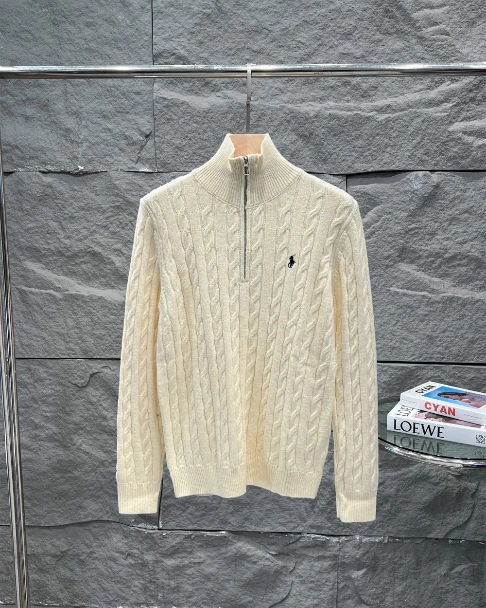 Classic Logo Embroidered Knit Sweater photo 6