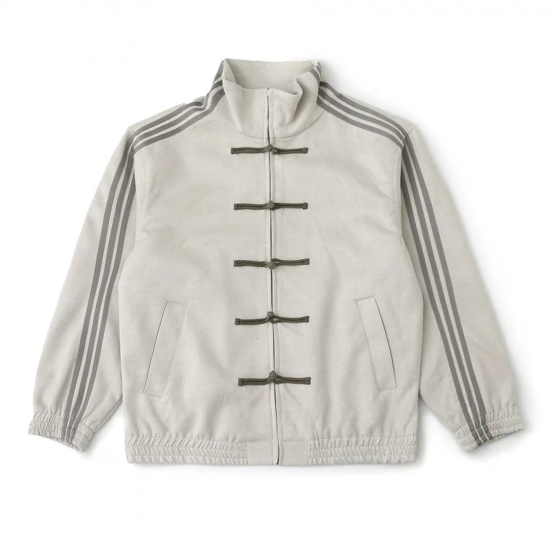 Embroidered Suede Standing Collar Jacket photo 8