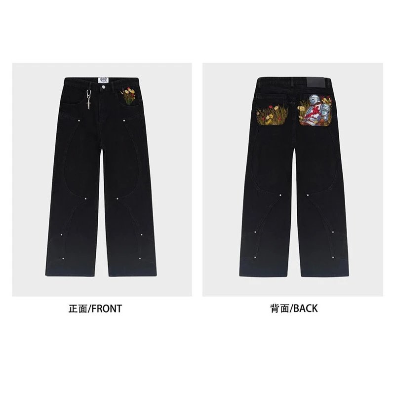 Derschutze Knight Embroidery Jeans photo 3