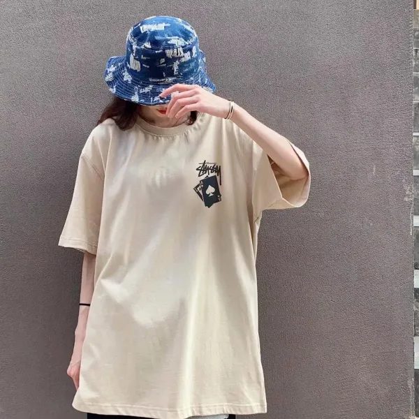 Stussy S.H.A.W.N. 1980 Santa Monica Oversized T-Shirt Beige - 6