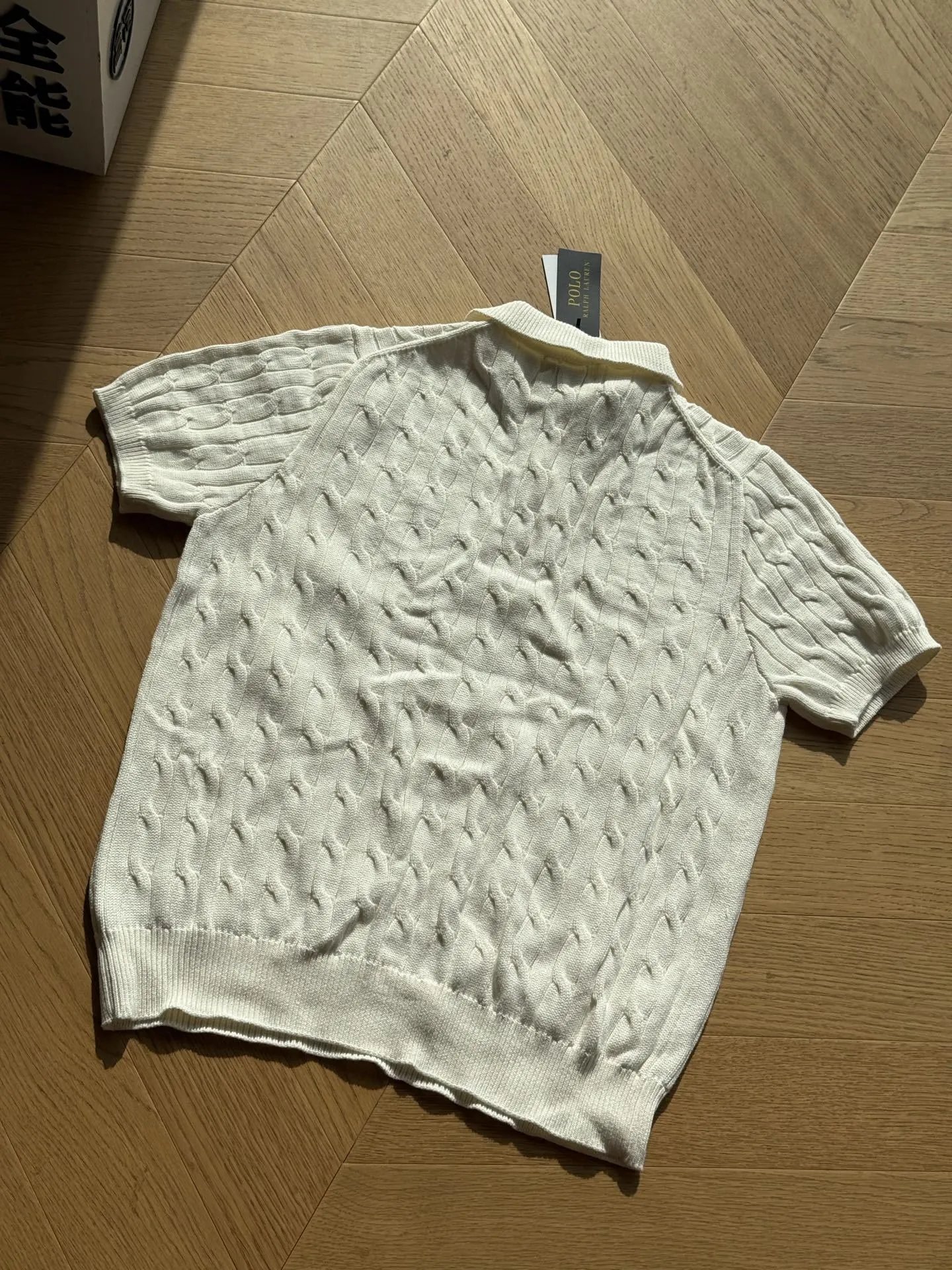 Quality Embroidered Twisted Knit Polo photo 8