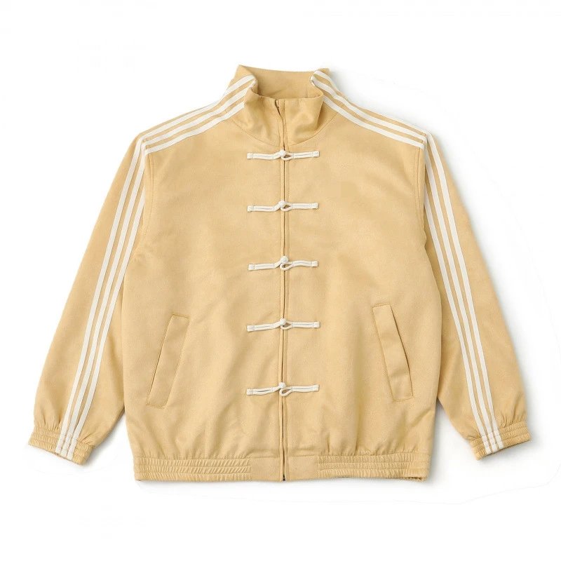 Embroidered Suede Standing Collar Jacket photo 7
