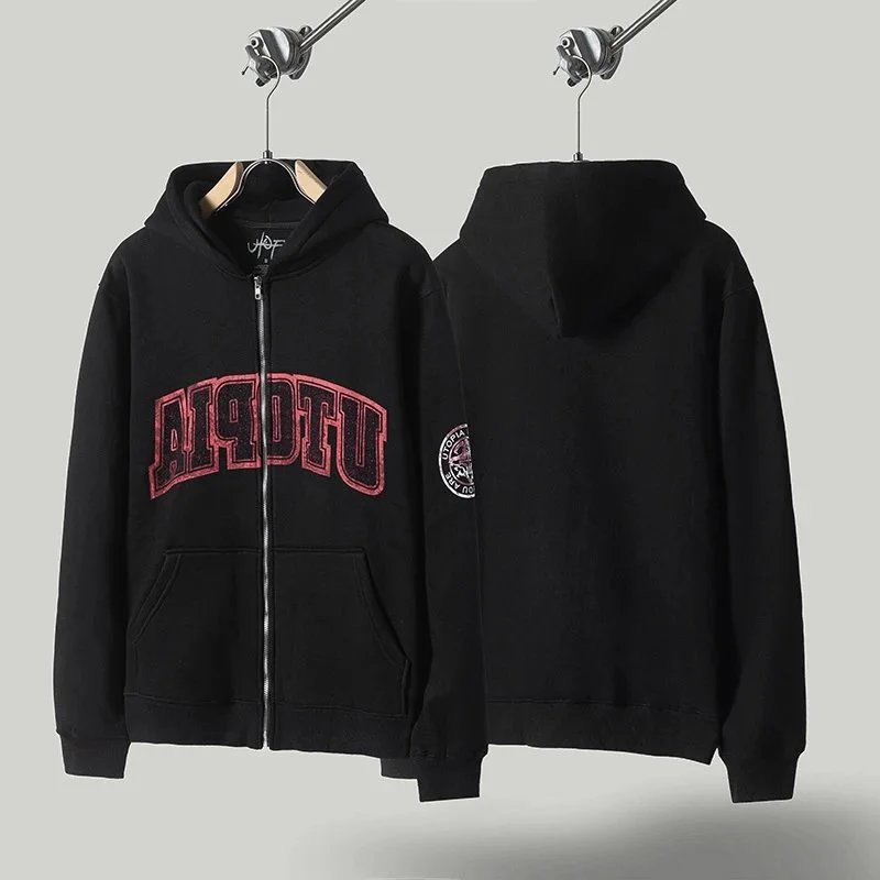Travis Scott SS23 UTOPIA Reversed Letter Zip Hoodie photo 2