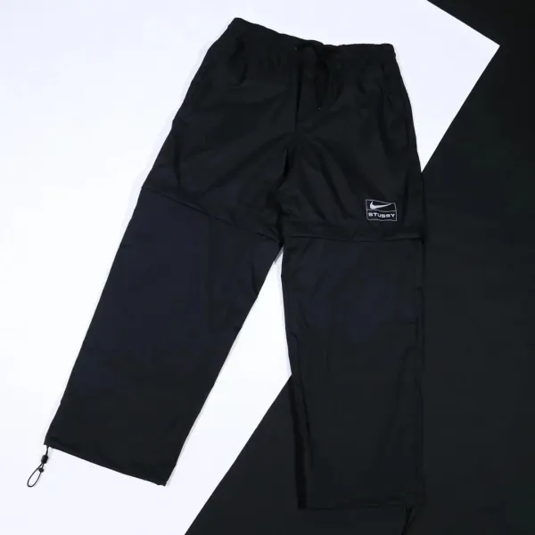 Stussy x Nike Convertible Windbreaker Pants Black - 7