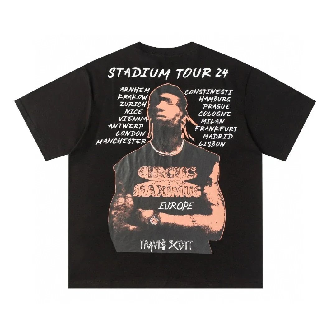 Travis Scott Tour Europe T-Shirt photo 8