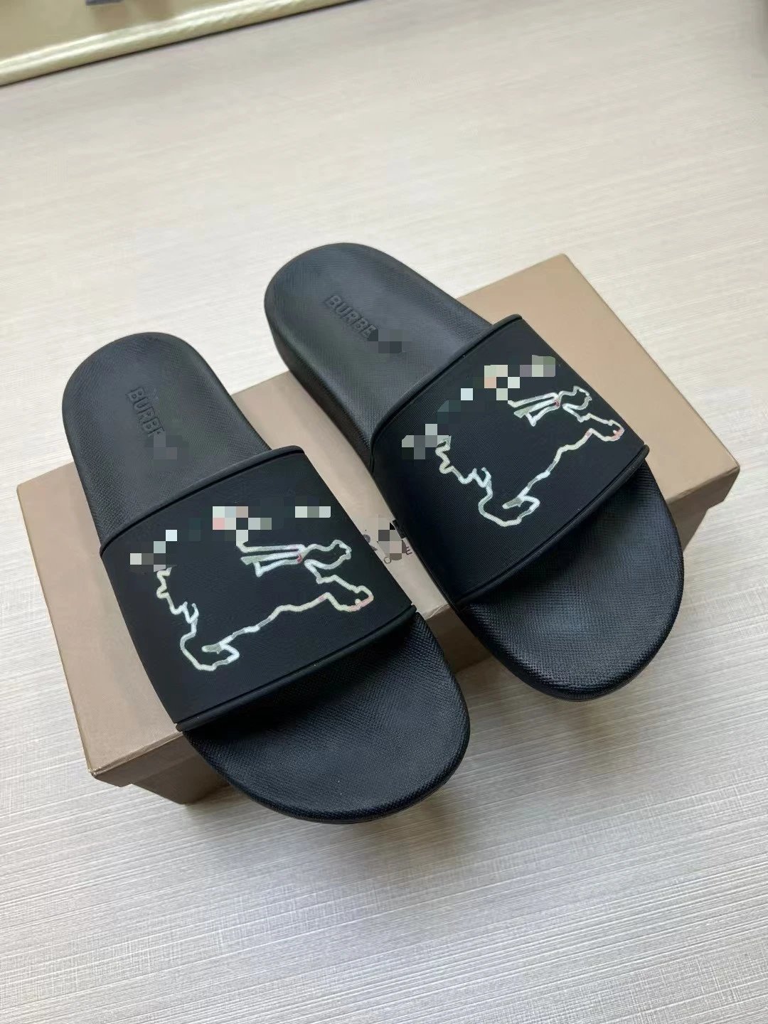 Balenciaga Letter Print Platform Slide photo 3