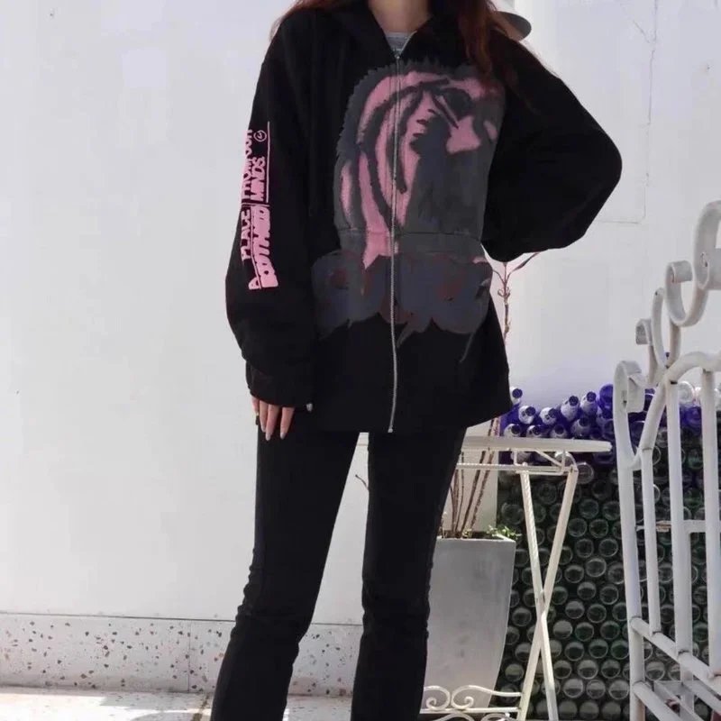 Travis Scott Cactus Jack Tiger Head Zip Hoodie photo 7