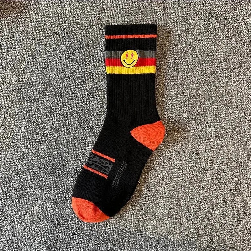Smiley Embroidered Mid-Calf Socks photo 5