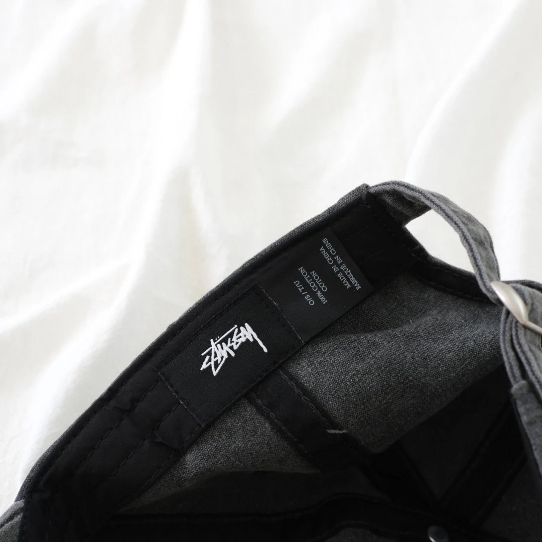 Stussy Washed Distressed Embroidered Baseball Cap Couple Set photo 8