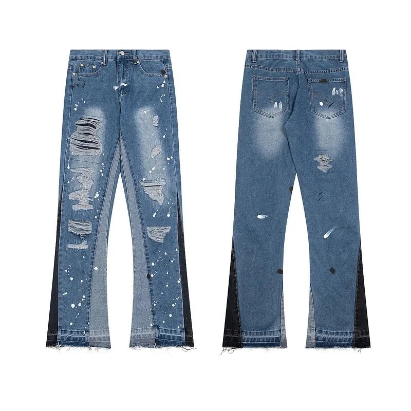 Gallery Dept Paint Splatter Flare Jeans