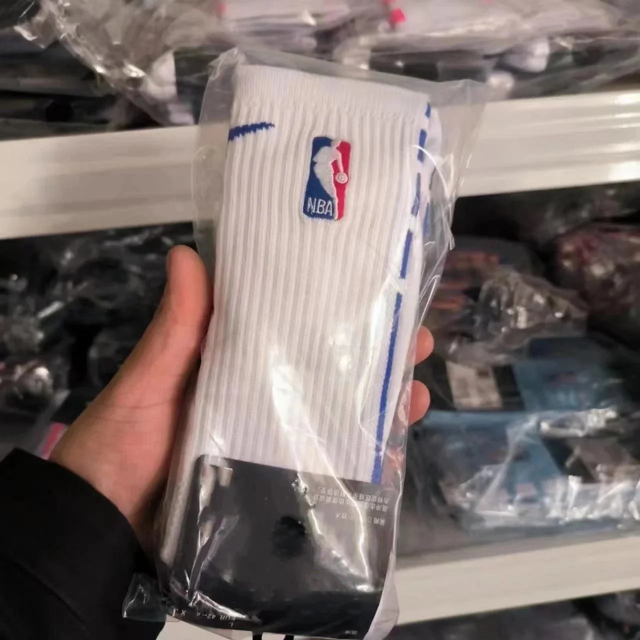NBA Socks Crew Basketball with Terry Sole — Crew Terry Sole 24