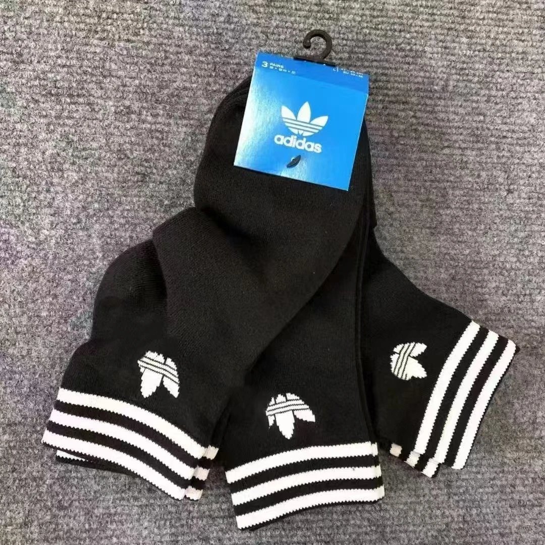 Adidas Three-Stripe Mid-Calf Running Socks photo 7