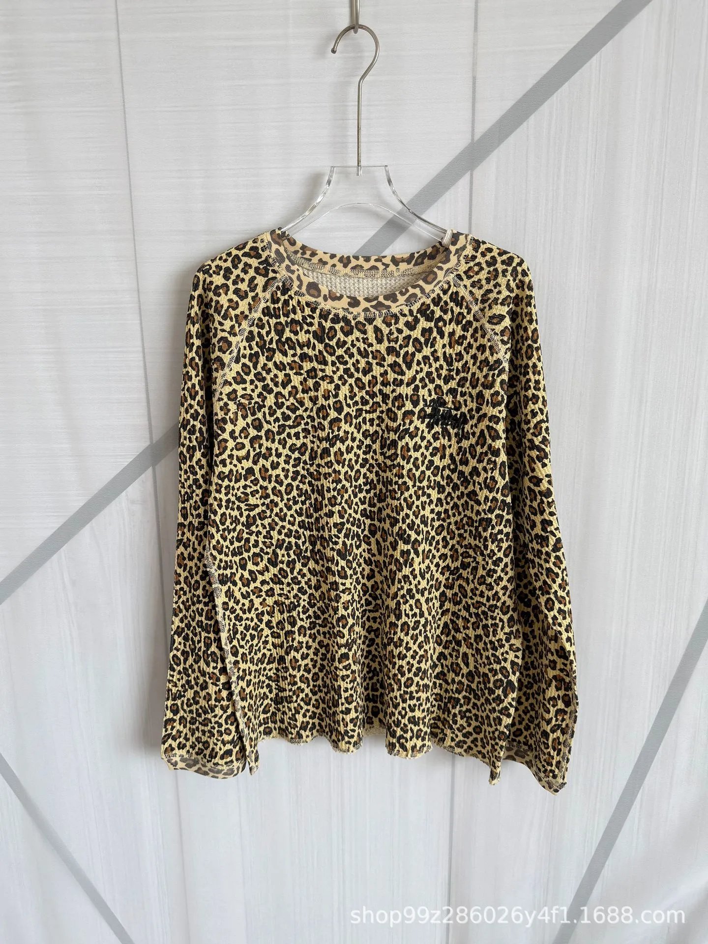 Logo Print Waffle Hoodie photo 2