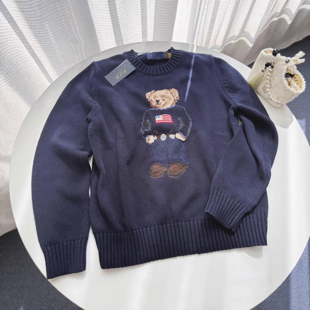 Polo Ralph Lauren Bear Embroidered Sweater [2 styles]