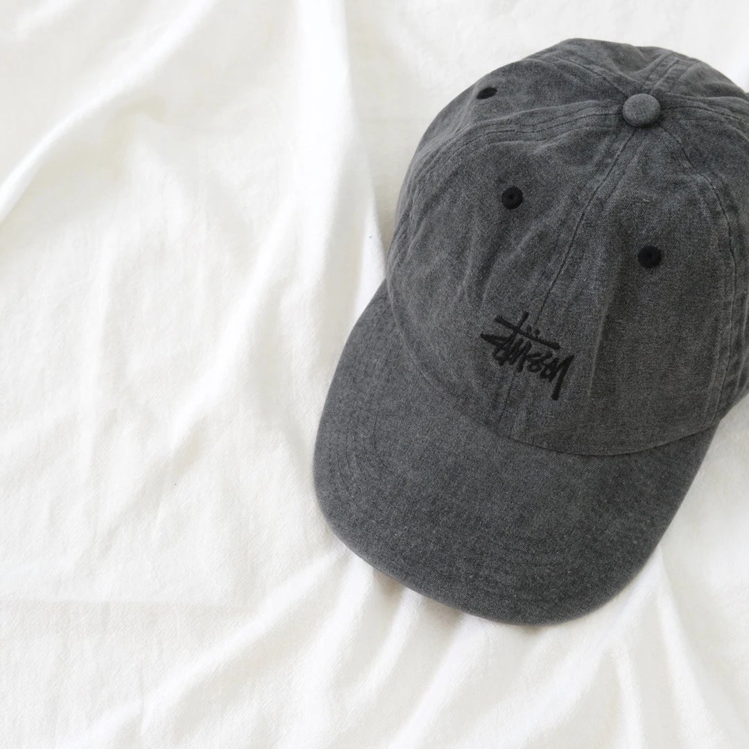 Stussy Washed Distressed Embroidered Baseball Cap Couple Set photo 3
