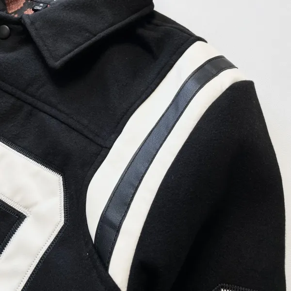 Stüssy 80 Varsity Jacket Black - 16