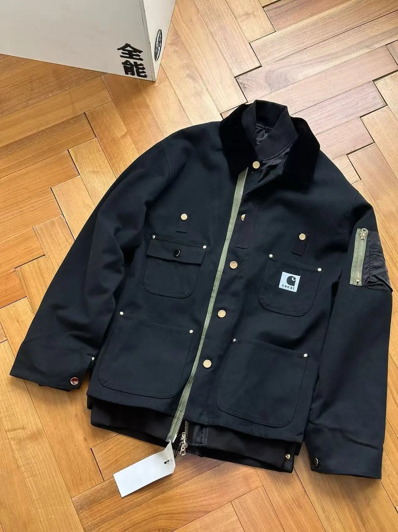 Canvas Utility Collar Jacket photo 4