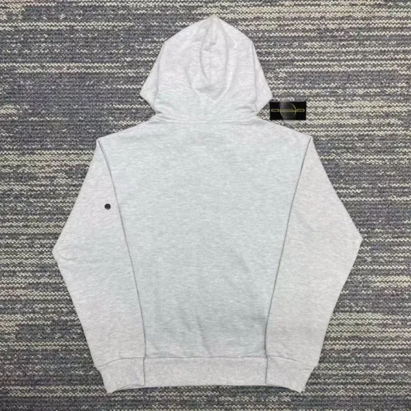 Stone Island Zip-Up Hoodie Mint Green Hoodie - 7