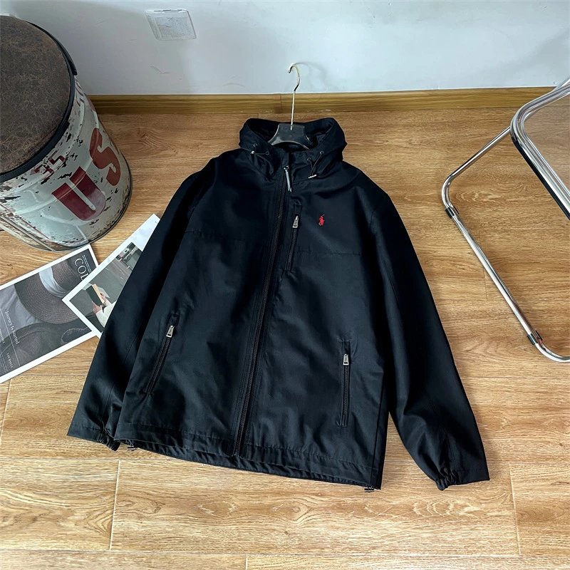 Ralph Lauren Embroidered Logo Hooded Shell Jacket photo 2