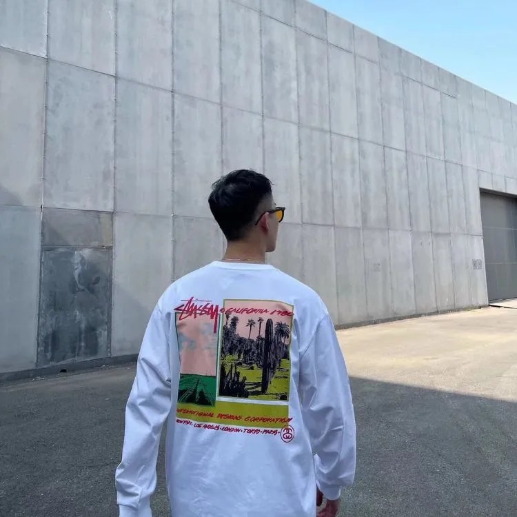 Stussy Palm Desert Long Sleeve T-Shirt photo 5