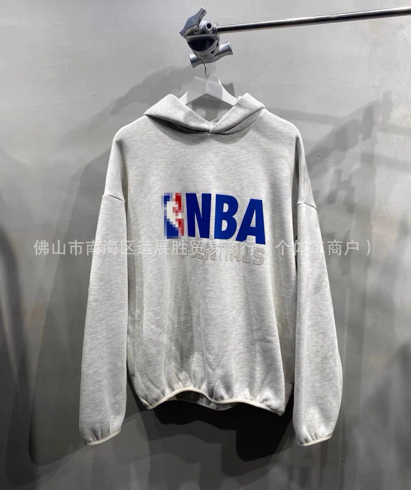 NBA Essentials Logo Sweatpants Light Gray - 8