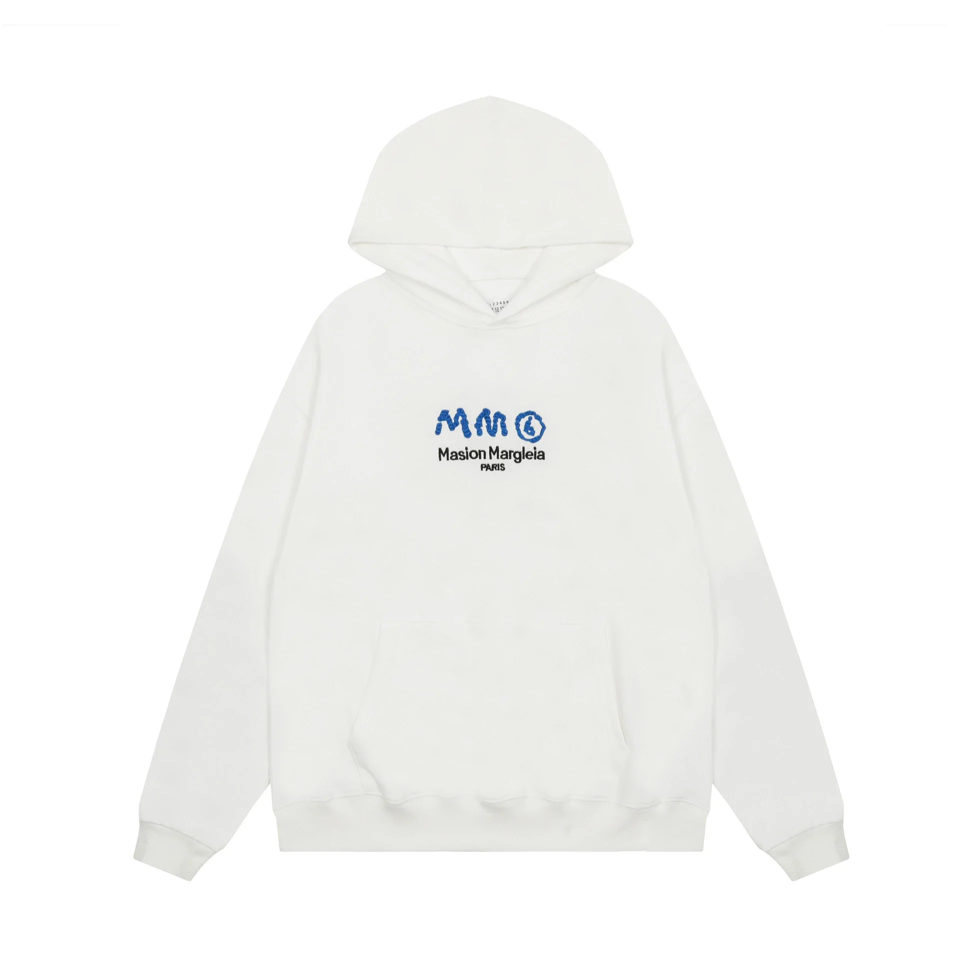 MM6 Autumn and Winter Loose Jacket Casual Hooded Sweatshirt Trendy Print