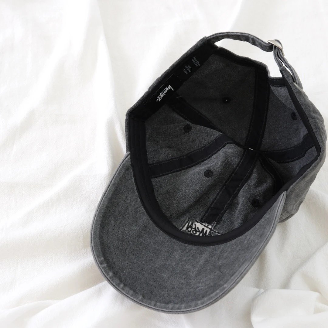 Stussy Washed Distressed Embroidered Baseball Cap Couple Set photo 6