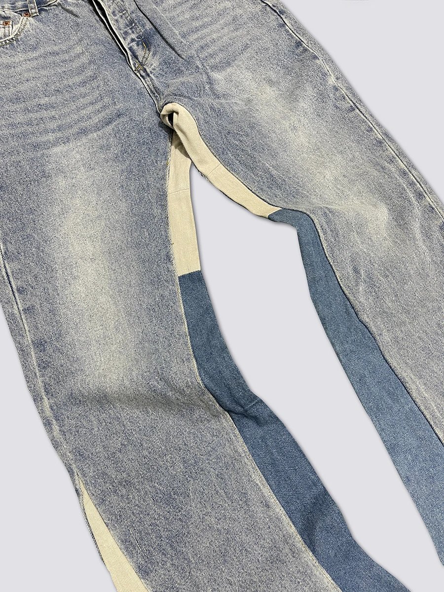 Maison Margiela Tabi Patchwork Denim Jeans - 5