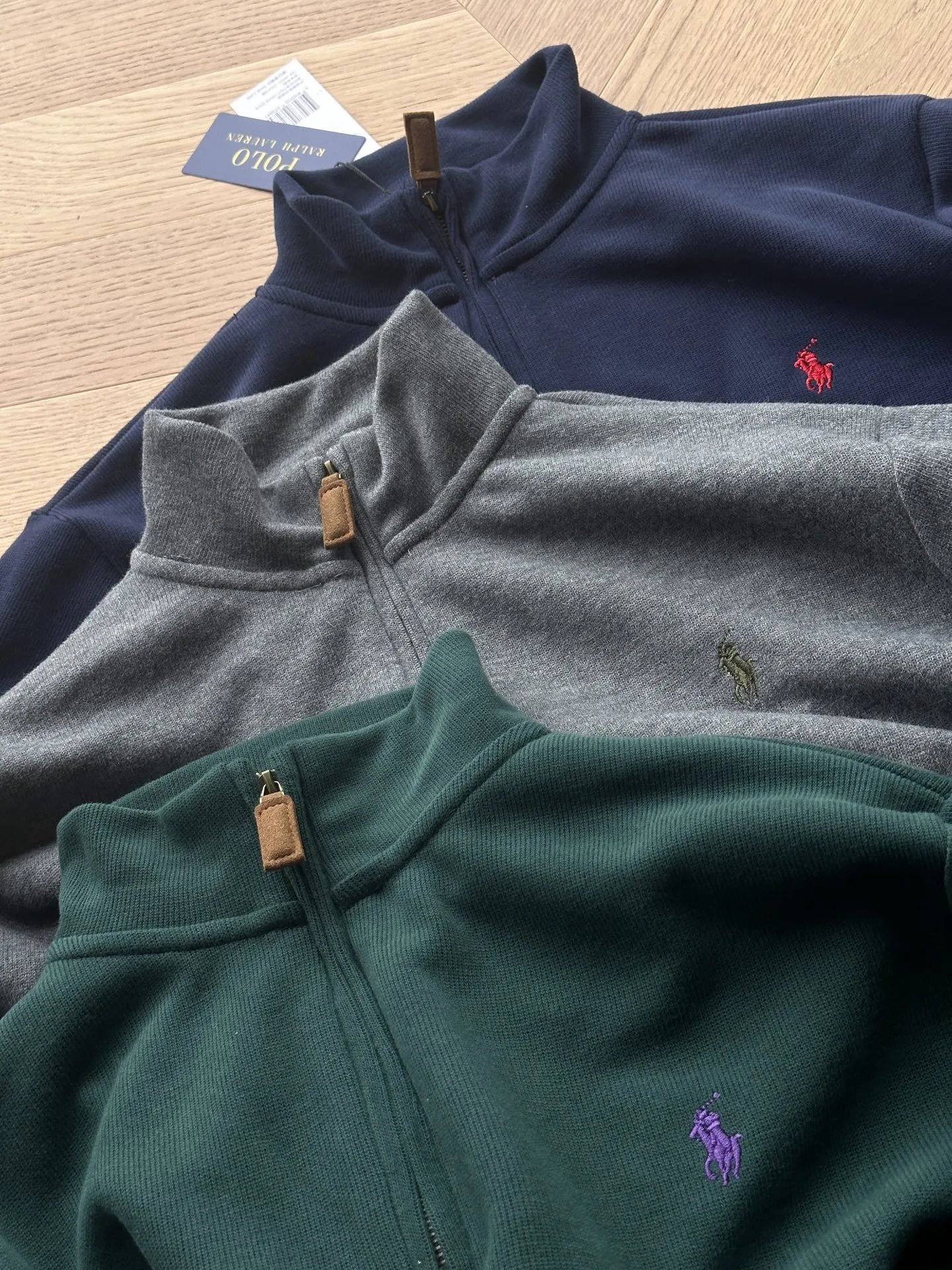 Ralph Lauren Embroidered Logo Half Zip Turtleneck photo 4