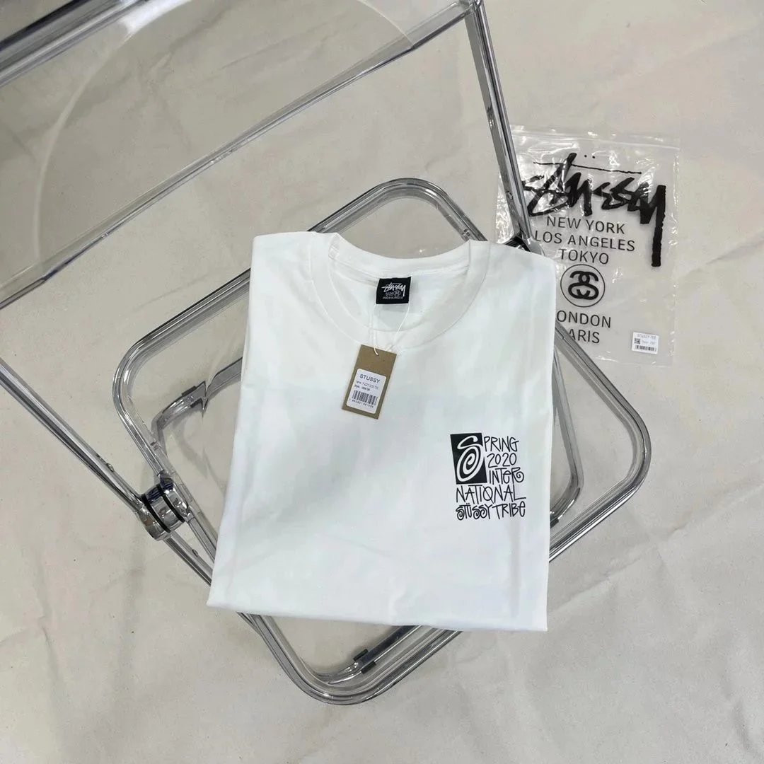 Stussy Knight Rider Graphic White T-Shirt - 2
