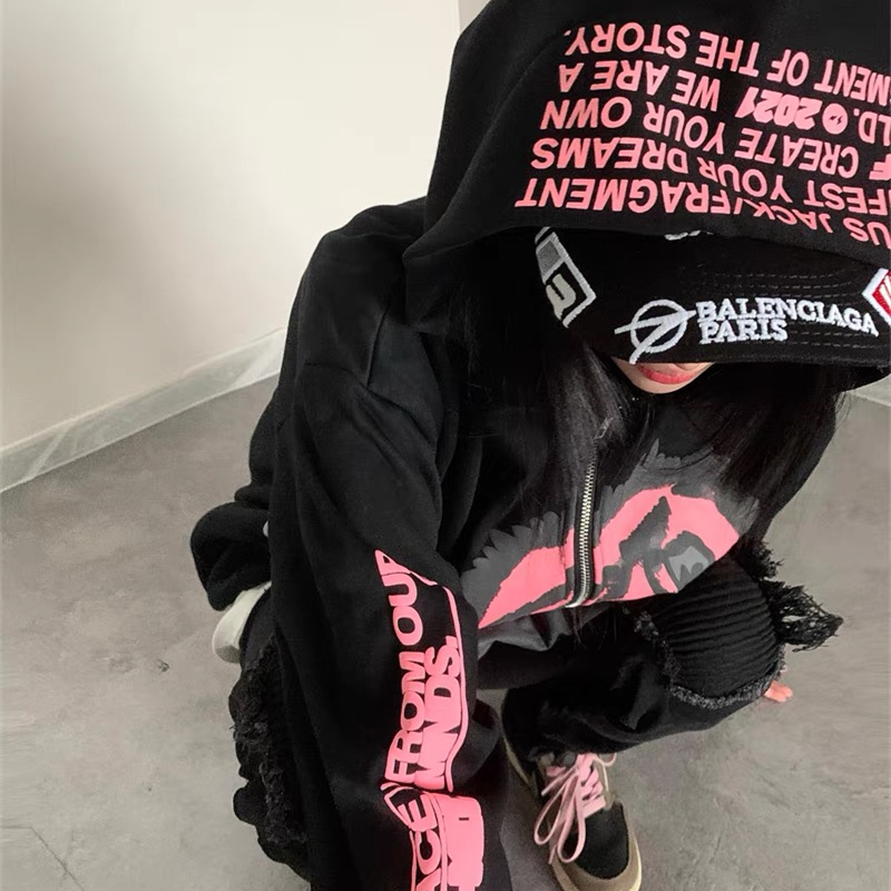 Travis Scott Cactus Jack Tiger Head Zip Hoodie photo 4