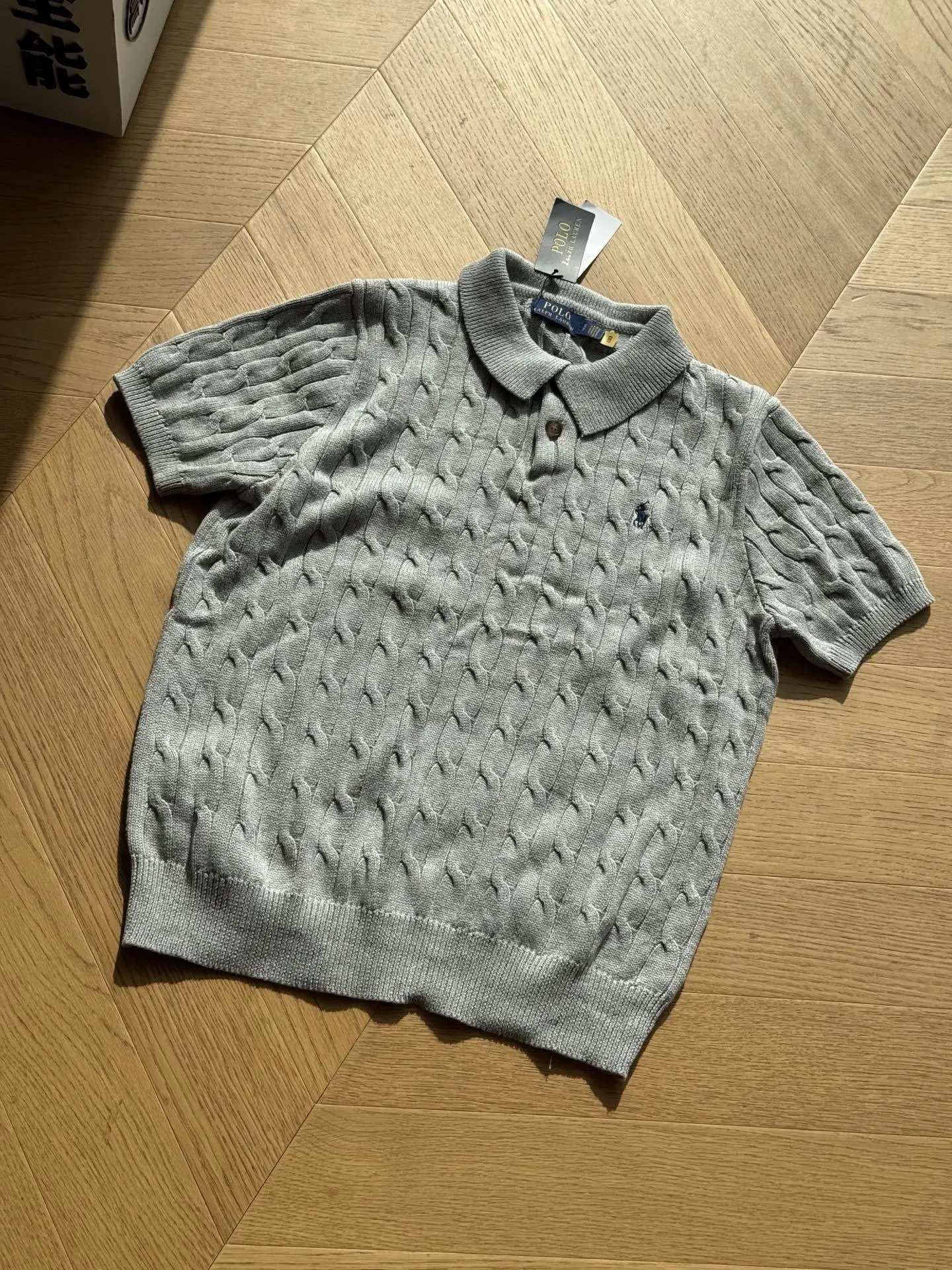 Quality Embroidered Twisted Knit Polo photo 5