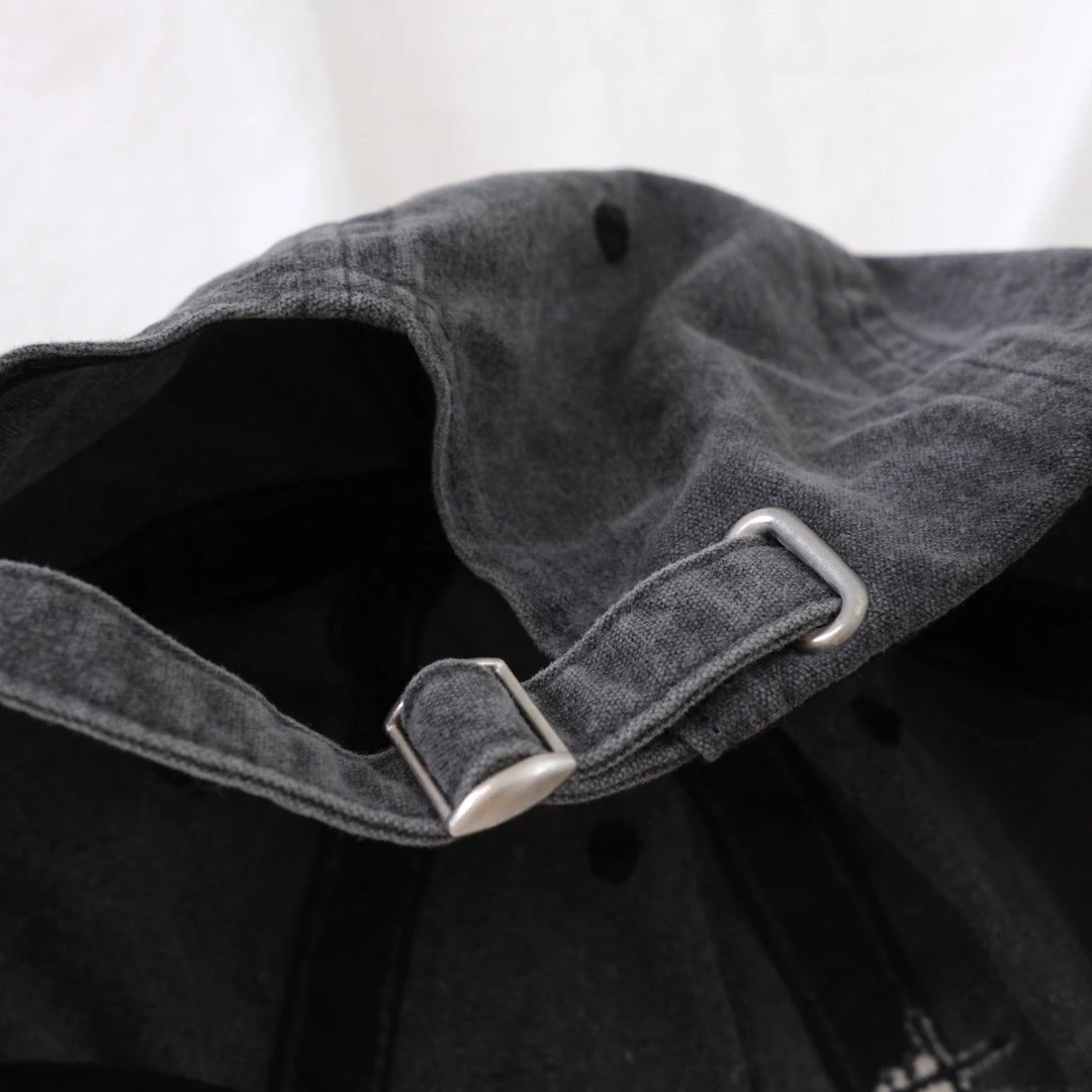 Stussy Washed Distressed Embroidered Baseball Cap Couple Set photo 7
