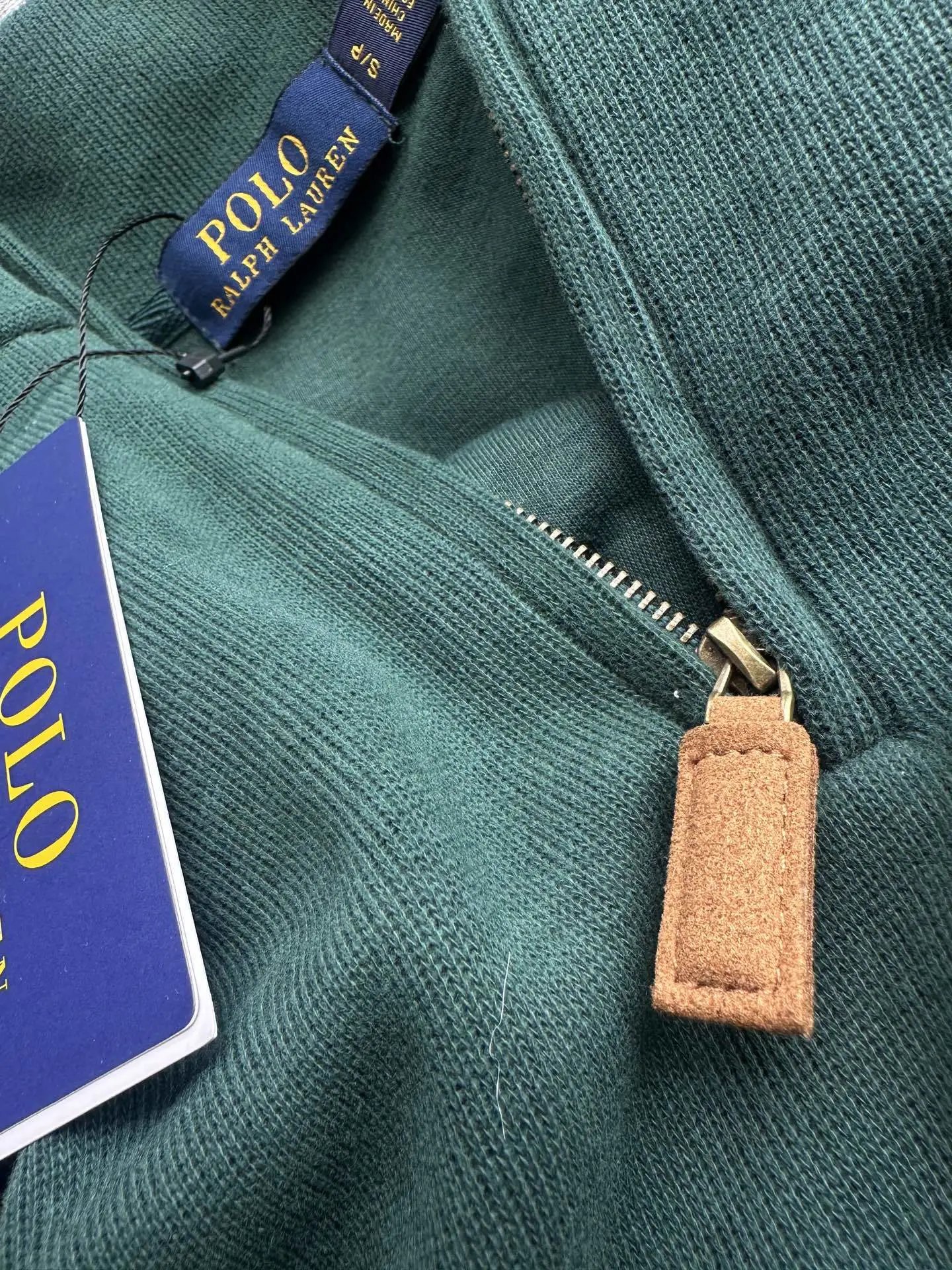 Ralph Lauren Embroidered Logo Half Zip Turtleneck photo 5